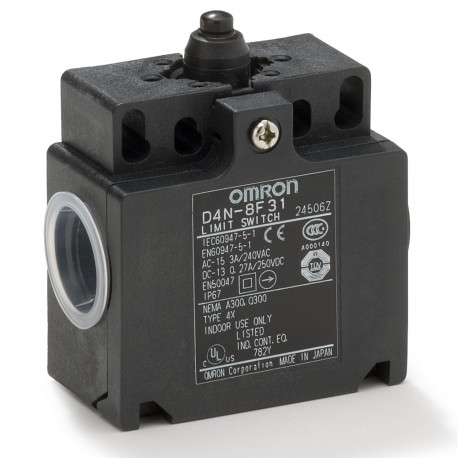 OMRON D4N-8131 D4N-8131 D4N 0042F D4N8131 OMRON Plastic 1NC/1NO Sharp Plunger flat 2-M20